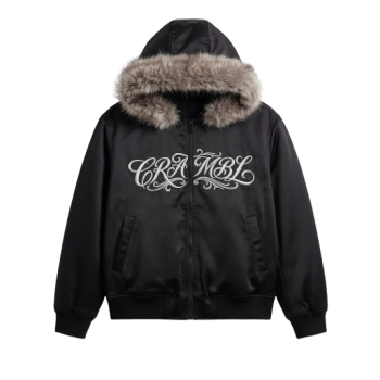 CRAMBL LUXE FUR BOMBER JACKET
