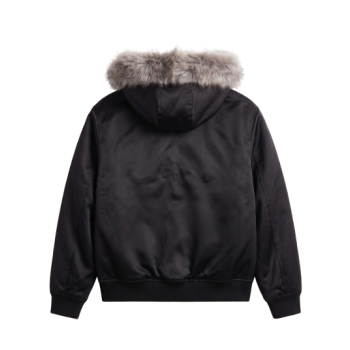 CRAMBL LUXE FUR BOMBER JACKET