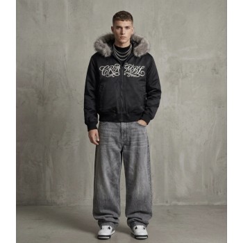 CRAMBL LUXE FUR BOMBER JACKET