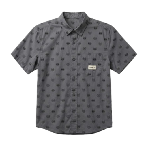CRAMBL CAT PATTERN RESORT SHIRT