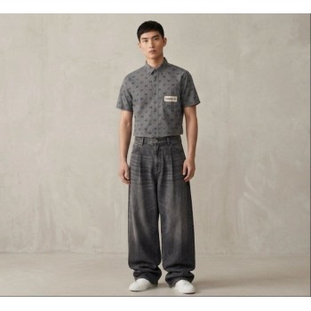 CRAMBL CAT PATTERN RESORT SHIRT