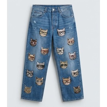NERDY KAT BAGGY DENIM